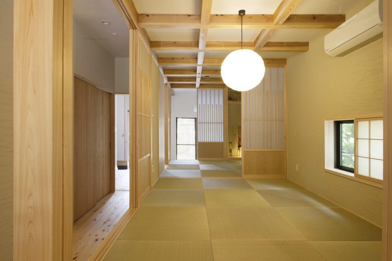 多機能に使える二間続きの和室をご提案しました。